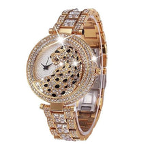 Load image into Gallery viewer, Crystal Diamond Leopard Women's Watch