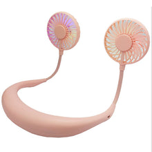 Load image into Gallery viewer, 2-in-1 Hanging and Desktop Standing 360 Degree Adjustable Rechargeable Portable Neck Fan_15