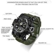 Load image into Gallery viewer, SANDA LED digital Men's Watch