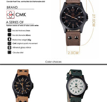 Load image into Gallery viewer, Men's Leather Strap watch