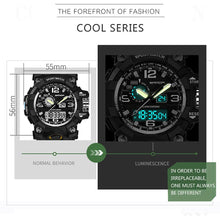 Load image into Gallery viewer, SANDA LED digital Men's Watch