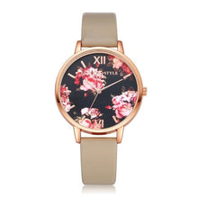 Load image into Gallery viewer, High Quality Fashion Leather Strap Rose Gold Women Watch