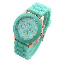 Load image into Gallery viewer, Hot Sales Geneva Brand Silicone Women Watch