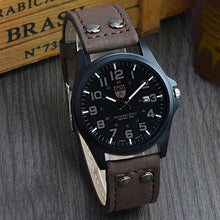 Load image into Gallery viewer, Men's Leather Strap watch