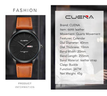 Load image into Gallery viewer, CUENA Fashion Quartz Watch for Men
