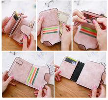 Load image into Gallery viewer, [Women] Forever Vintage Short Clutch Wallet
