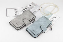 Load image into Gallery viewer, [Women] Baellerry Drawstring Nubuck Leather Wallet
