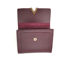 Load image into Gallery viewer, [Women] Matte Leather Small Wallet
