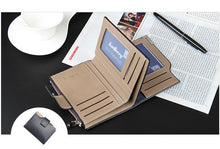 Load image into Gallery viewer, [Men] Baellerry Short Clutch Leather Wallet
