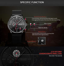 Load image into Gallery viewer, [Men] MEGIR Stainless Steel Watch

