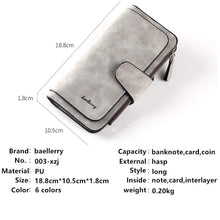 Load image into Gallery viewer, [Women] Baellerry Drawstring Nubuck Leather Wallet
