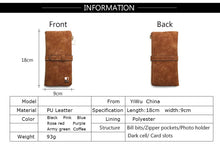 Load image into Gallery viewer, [Women] Tauren Leather Long Zipper Wallet
