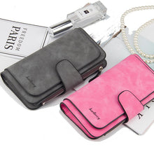 Load image into Gallery viewer, [Women] Baellerry Drawstring Nubuck Leather Wallet
