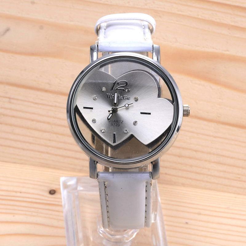 Luxury Crystal Heart Shape Wrist Watch