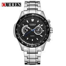 Load image into Gallery viewer, Curren quartz Black Men&#39;s watch

