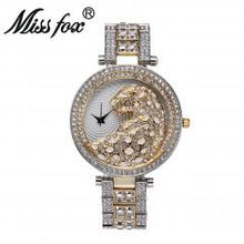Load image into Gallery viewer, Crystal Diamond Leopard Women&#39;s Watch
