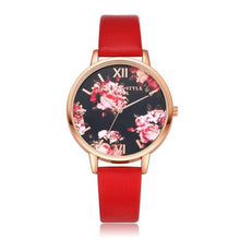 Load image into Gallery viewer, High Quality Fashion Leather Strap Rose Gold Women Watch
