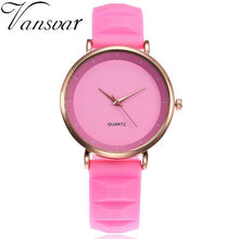 Load image into Gallery viewer, Vansvar Fashion Jelly Silicone Women Watches
