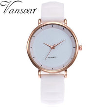 Load image into Gallery viewer, Vansvar Fashion Jelly Silicone Women Watches
