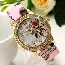 Load image into Gallery viewer, [Women]  New Fashion Chinese Style Peony Pattern Watch
