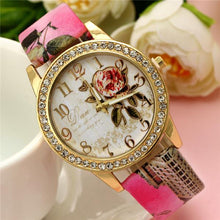 Load image into Gallery viewer, [Women]  New Fashion Chinese Style Peony Pattern Watch
