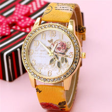 Load image into Gallery viewer, [Women]  New Fashion Chinese Style Peony Pattern Watch
