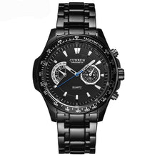 Load image into Gallery viewer, Curren quartz Black Men&#39;s watch

