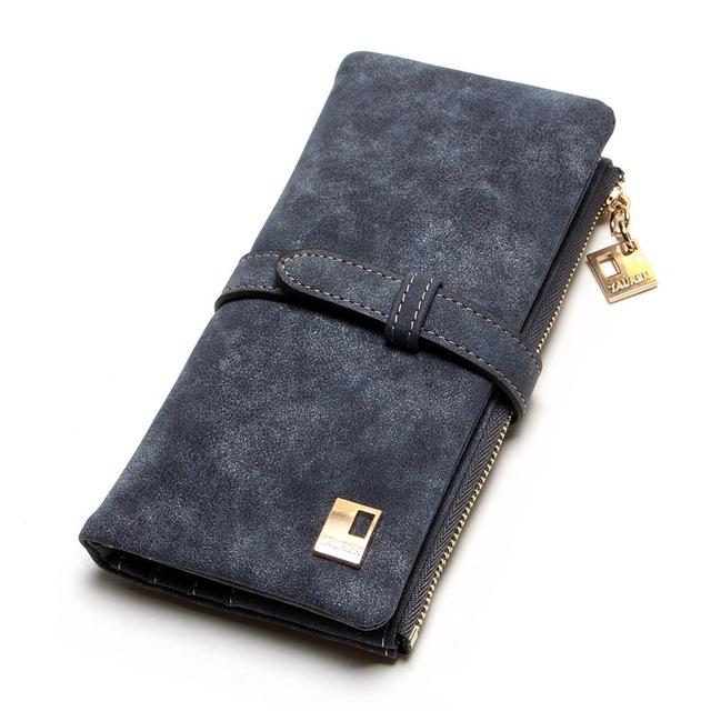[Women] Tauren Leather Long Zipper Wallet