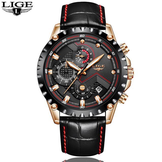 Luxury LIGE Men's Watch