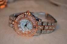 Load image into Gallery viewer, Luxury Rhinestone Diamond Women&#39;s Watch

