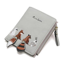 Load image into Gallery viewer, [Women] Forrola Short Cartoon Animals Wallet
