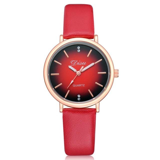 Women Rose Gold Dial Quartz-Watch