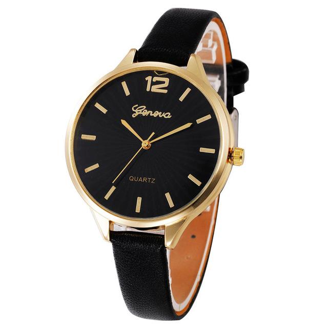 Women Faux lady dress watch