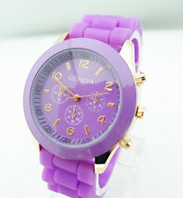 Load image into Gallery viewer, Hot Sales Geneva Brand Silicone Women Watch
