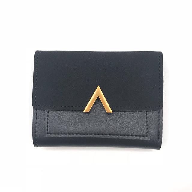 [Women] Matte Leather Small Wallet