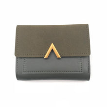 Load image into Gallery viewer, [Women] Matte Leather Small Wallet
