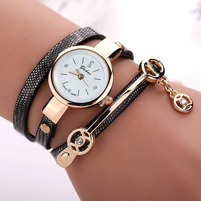Relojes mujer 2018 Women Metal Strap Wristwatch