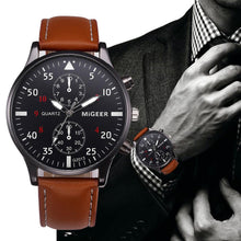 Load image into Gallery viewer, [Men] Retro Design Leather Band Watch
