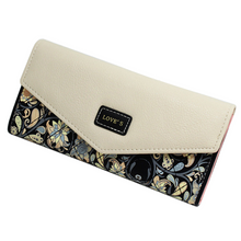 Load image into Gallery viewer, [Women] Love&#39;s 3 Fold Flowers Printed Wallet
