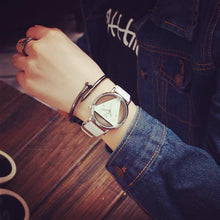 Load image into Gallery viewer, Fashion Triangle Transparent Watch
