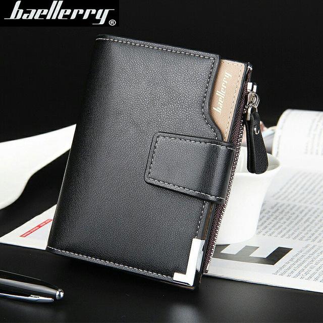 [Men] Baellerry Short Clutch Leather Wallet