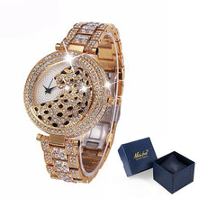 Load image into Gallery viewer, Crystal Diamond Leopard Women&#39;s Watch
